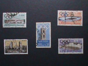 ITALIY-VERY OLD OLYMPIC  STATIUM USED STAMPS VERY FINE  WE SHIP TO WORLD WIDE