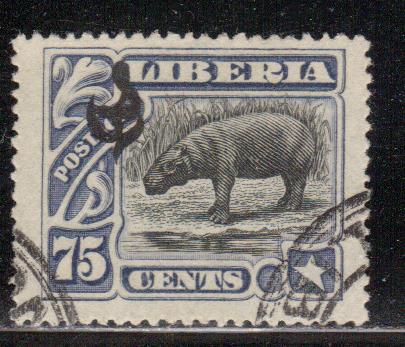 Liberia Scott # O55, used