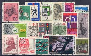 Germany Bund - Lot of 18 different commemoratives (Z138)