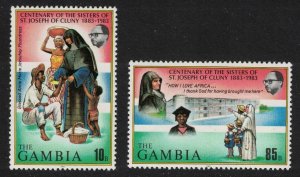 Gambia Sisters of St Joseph of Cluny's Work 2v 1983 MNH SG#492-493