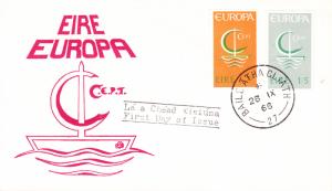 Ireland 1966 Europa/CEPT Issue FDC  VF
