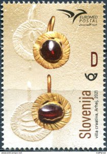 Stamps of Slovenia 2021 MNH** - Traditional Mediterranean Jewellery