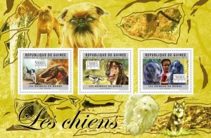 Guinea 2011 VARIOUS DOGS Sheet Perforated Mint (NH)