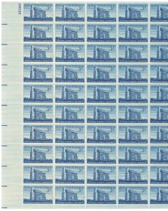 #1074 – 1956 3¢ Booker T. Washington – MNH OG Sheet