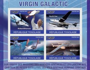 TOGO 2010 SHEET VIRGIN GALACTIC tg10403a