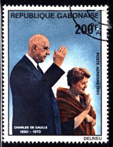 Gabon C242 Charles de Gaulle 1980