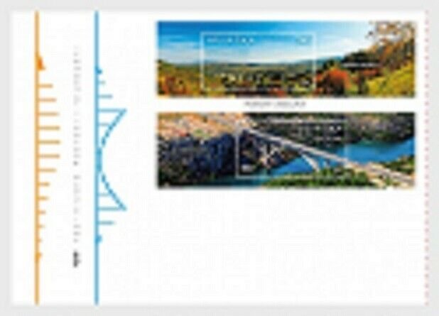 2015    CROATIA  -  SG.  N/A  -  BRIDGES & VIADUCTS FIRST DAY COVER