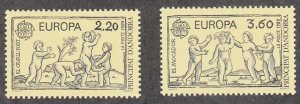 Andorra-French - 1989 - SC 372-73 - VLH - Europa