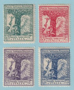 SOMALIA B21 - B24 SEMI-POSTALS  MINT HINGED OG * NO FAULTS VERY FINE! - P781