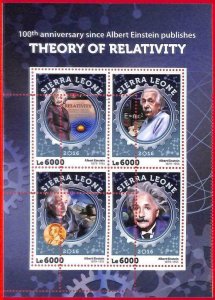 A4568 - SAW LEONE - MISPERF ERROR: 2016 Einstein, Nobel Prize,...-