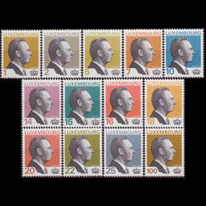 LUXEMBOURG 1993 - Scott# 883-94 Grand Duke Set of 13 NH