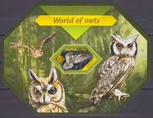 2014 Solomon Islands 2626/B306 Birds / Owl 12,00 €