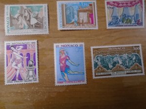 Monaco  #  1181-86  MNH