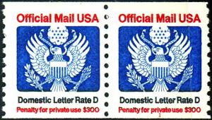 U.S. #O139 Pair MINT OG NH