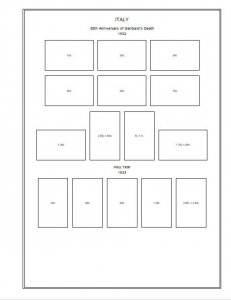 PRINTED ITALY [CLASS.] 1862-1942 STAMP ALBUM PAGES (55 pages)