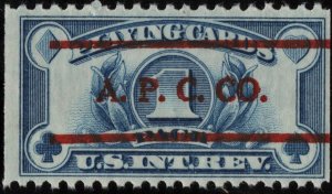 SC#RF27 1 Pack Playing Card Stamp: Precancelled A.P.C.Co. (1940) MNH