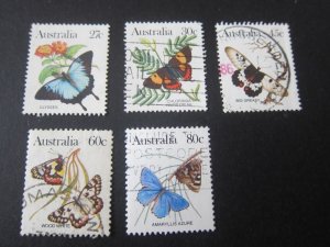 Australia 1983 Sc 875-75A,877-79 FU