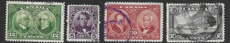 Canada   146-48    1927  set   4   FVF used