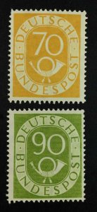 MOMEN: GERMANY SC #683,685 1952 MINT OG NH LOT #63508