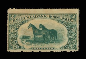 GENUINE #RS73d PRIVATE DIE DALLEY'S HORSE MEDICINE ON WMK-191R PAPER #14380