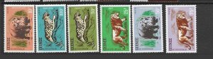 GUINEA Sc 248-53 NH issue of 1962 - ANIMALS