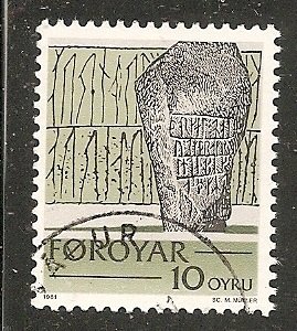 Faroe Islands    Scott  65   Rune Stone    Used