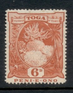 Tonga 1897-1934 Pictorial 6d MLH