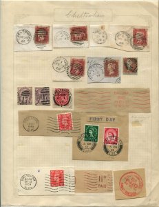 Great Britain Stamps - CHELTENHAM, 177 Cancellations, Lot of 15