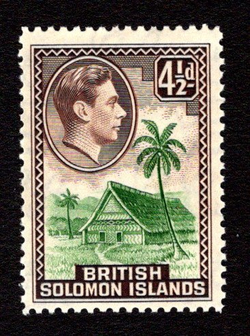 SOLOMON ISLANDS  SC# 73  FVF/MOG