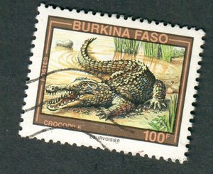 Burkina Faso (Upper Volta) #1001 used single