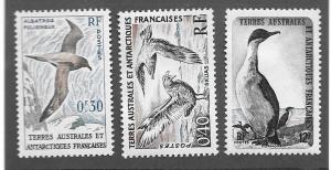 French Southern Antarctic Terr. Scott #12-14  Mint H Scott CV $14.50