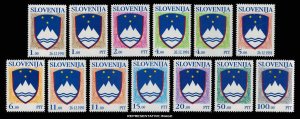 Slovenia Scott 101-114 Mint never hinged.