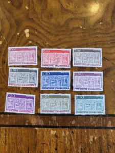 Stamps French Andorra Scott #310-8 nh