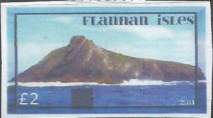 FLANNAN ISLES - Island View - Imperf Single Stamp - M N H - Private Issue