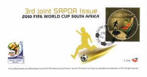 South Africa - 2010 SAPOA World Cup FDC SG 1765