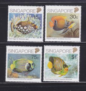 Singapore 548-551 Set MNH Fish