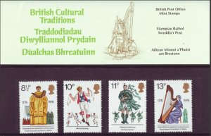 1976 British Cultural Traditions Presentation Pack Unmounted Mint