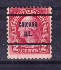 SC634 Washington precancel Chicago