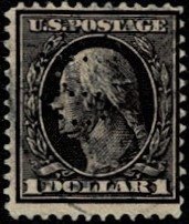 1909 United States Scott Catalog Number 342 Used