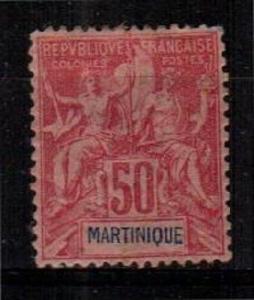 Martinique Scott 48 Mint hinged (Catalog Value $40.00) [TC756]