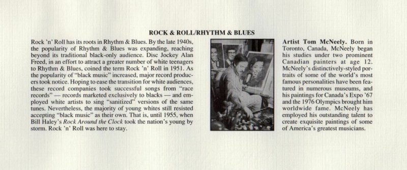 1993 Rock & Roll, Rhythm & Blues Sc 2737a,b booklets FDC Fleetwood