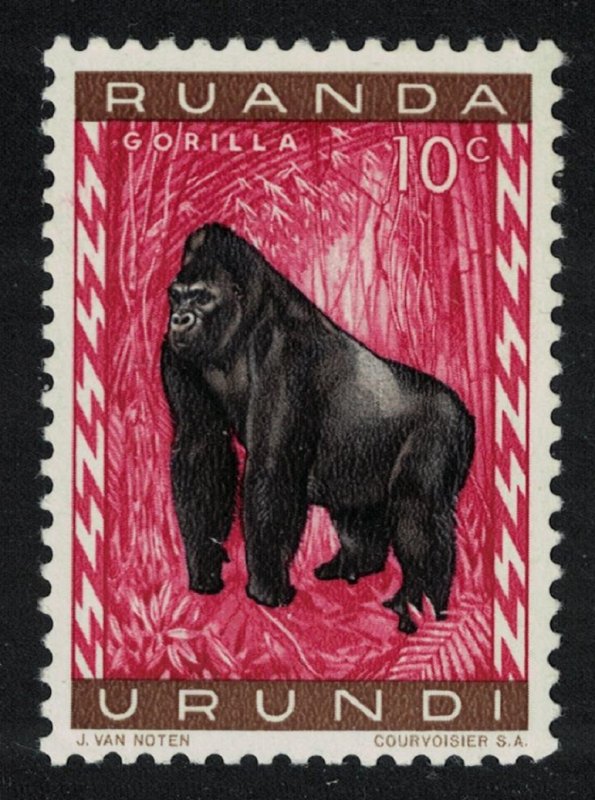 Ruanda-Urundi Gorilla 10c SG#203 MI#161A