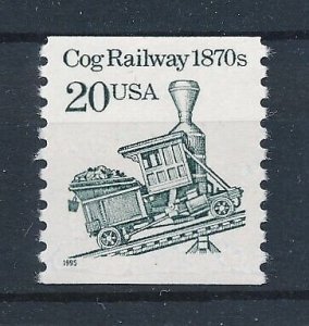 [114139] United States 1995 Railway trains Eisenbahn  MNH