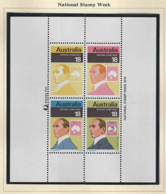 AUSTRALIA Scott 648 MH* souvenir sheet