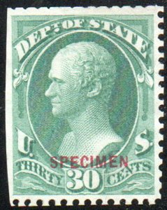 MALACK O66s VF NH, NGAI, Specimen, dot under T var..MORE.. c3323