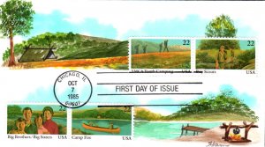 #2160-63 Youth Organizations Ham FDC