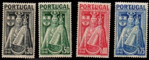 Portugal - #671 - 674 madonna & Child set/4 - MNG
