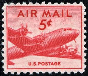 SC#C33 5¢ DC-4 Skymaster (1947) MNH