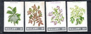 MALAWI 173-176 MNH VF Flowering trees & shrubs