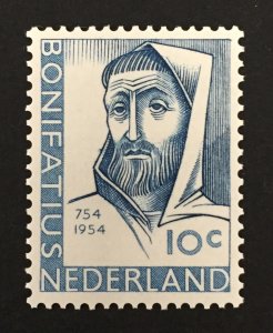 Netherlands 1954 #365, St. Boniface, MNH.